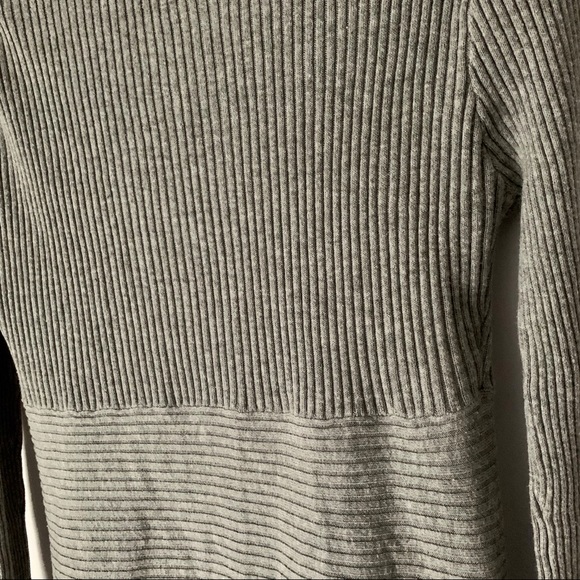 *SOLD* Forever 21 | ribbed light grey waterfall cardigan - Picture 7 of 8